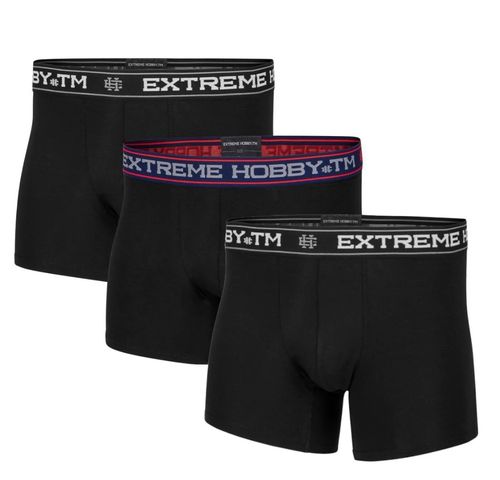 Extreme Hobby Herren Boxershorts EH 3er Pack schwarz